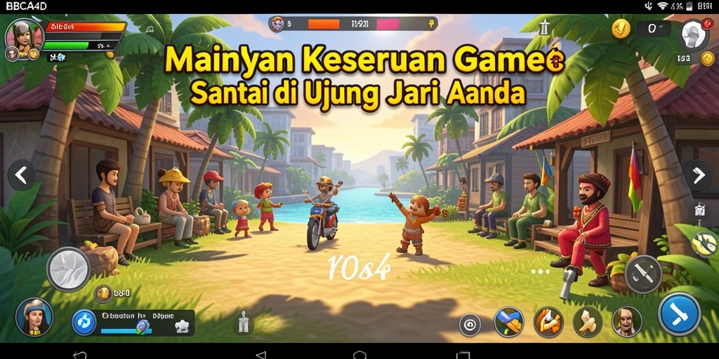 Tangkapan layar gameplay BBCA4D yang menampilkan tantangan seru dan grafis yang menarik.