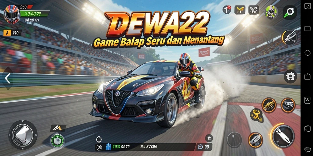 Gameplay balap mendebarkan dengan grafis canggih.