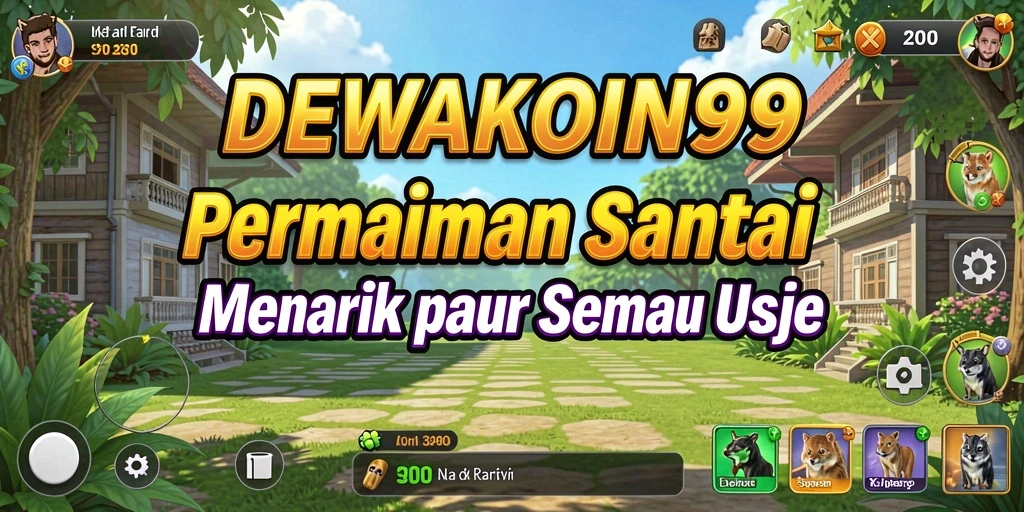 Screenshot DEWAKOIN99 menampilkan gameplay santai dan menyenangkan.