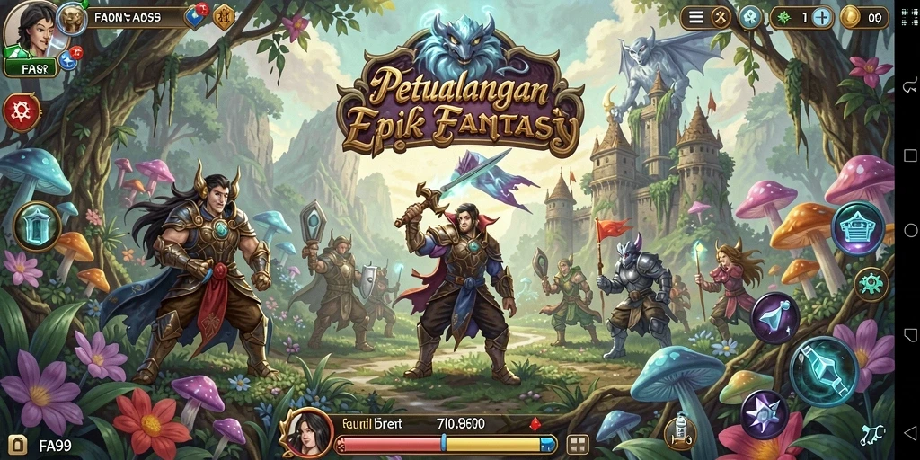 Tangkapan layar menunjukkan aksi menegangkan dalam permainan RPG.