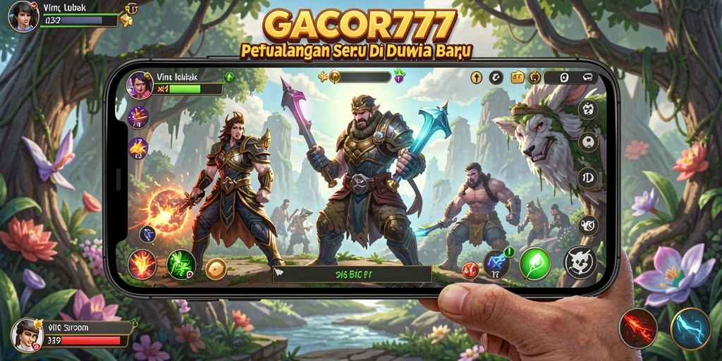 Screenshot menunjukkan aksi seru dalam petualangan GACOR777.