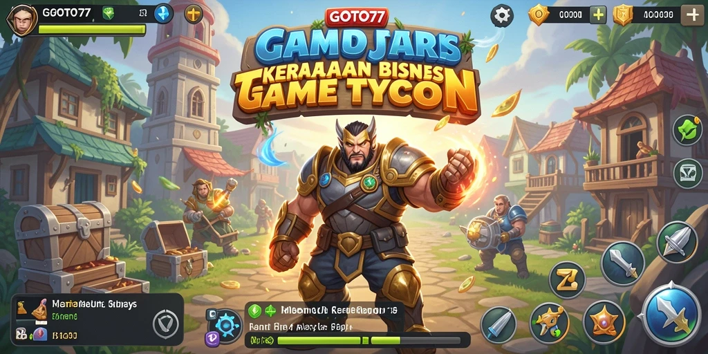 Tampilan gameplay GOTO77 dengan elemen Tycoon yang menarik.