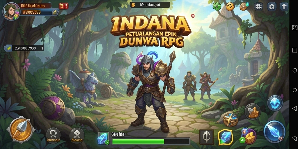 Tampilan gameplay RPG yang memukau dan penuh aksi.