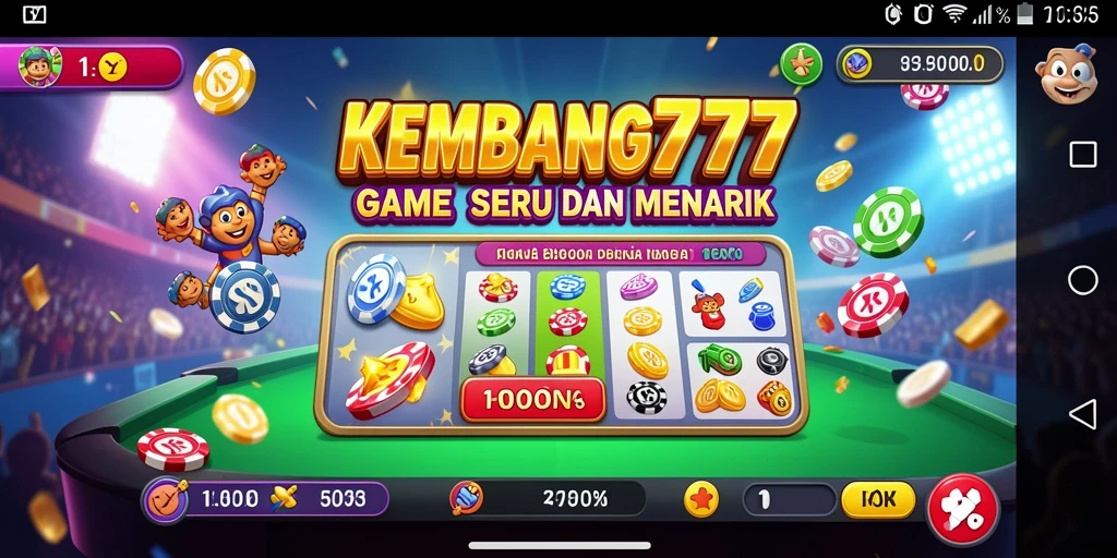 Tampilan gameplay seru KEMBANG777 dalam permainan Bingo.