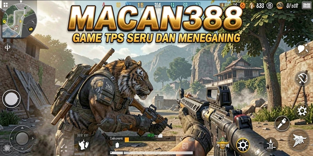 Tampilan gameplay seru dari MACAN388 dalam aksi TPS.