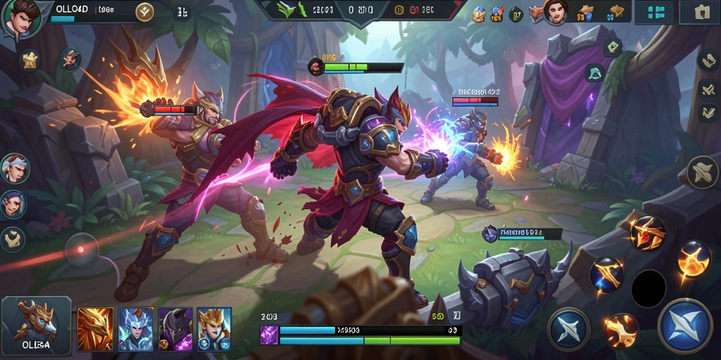 Tampilan fantastis dari gameplay seru OLLO4D.