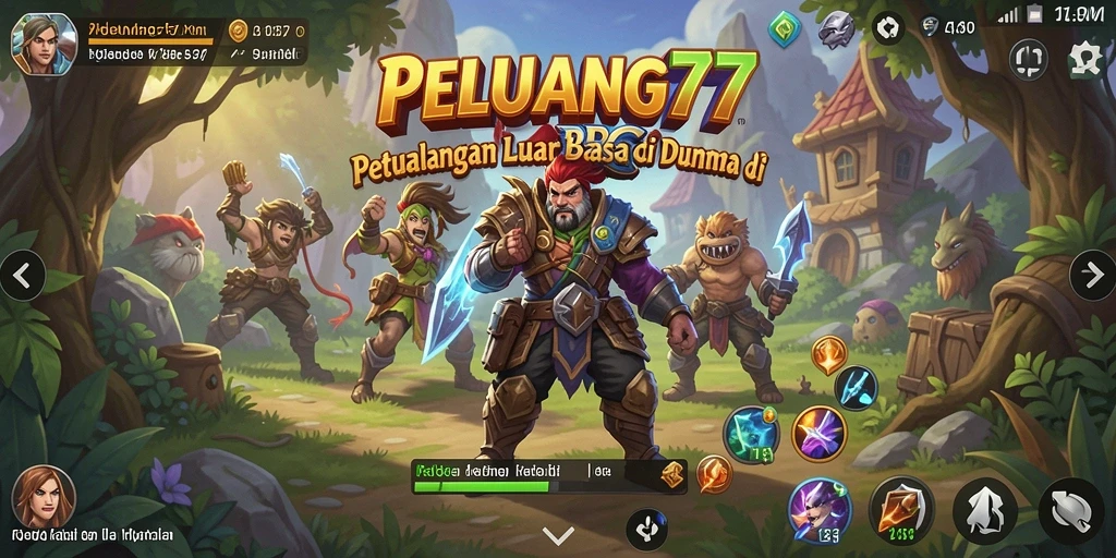 Gameplay mendebarkan dalam dunia RPG yang luas.
