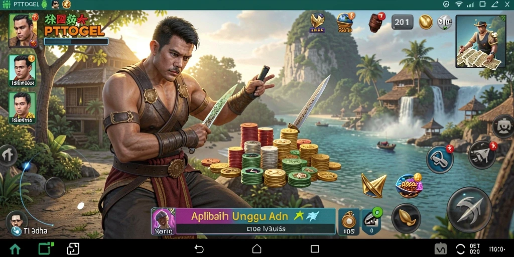 Tampilan antar muka PTTOGEL yang ramah pengguna dan menarik.