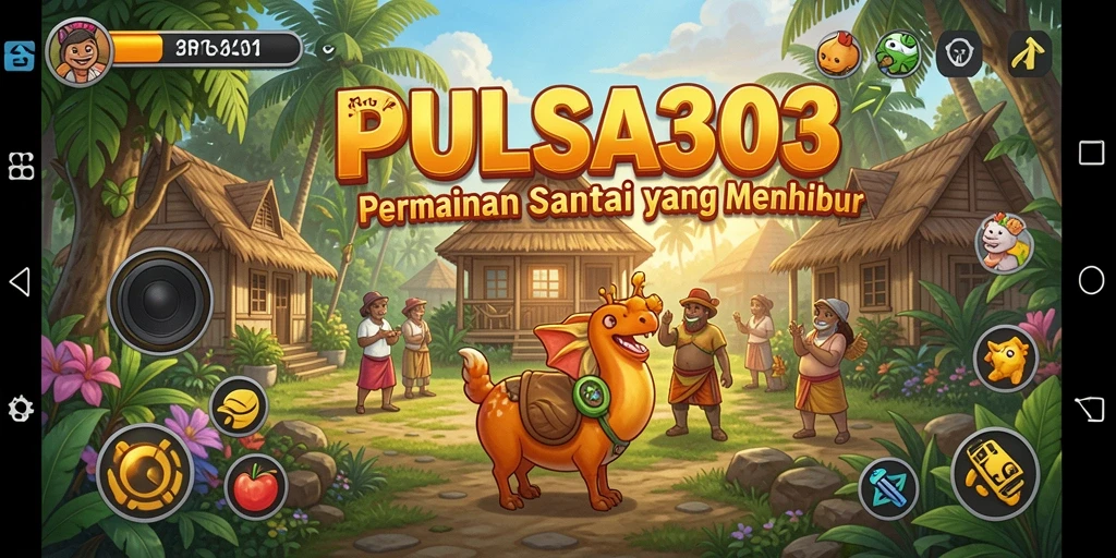 Tampilan gameplay PULSA303 yang cerah dan menarik.