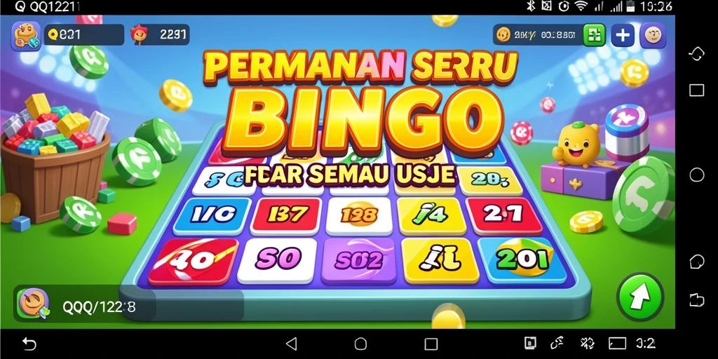 Screenshot gameplay menarik dari QQ1221 yang menampilkan suasana Bingo.