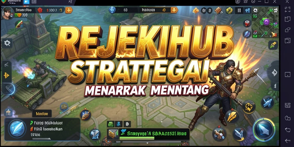 Tampilan gameplay menarik dari REJEKIHUB saat strategi sedang berlangsung.