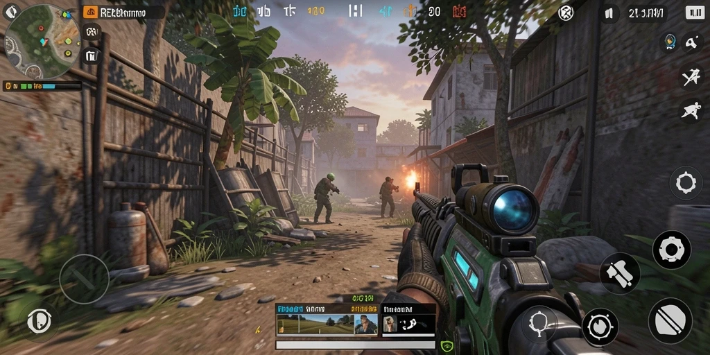 Screenshot gameplay menunjukkan aksi seru dalam REZEKIGO.
