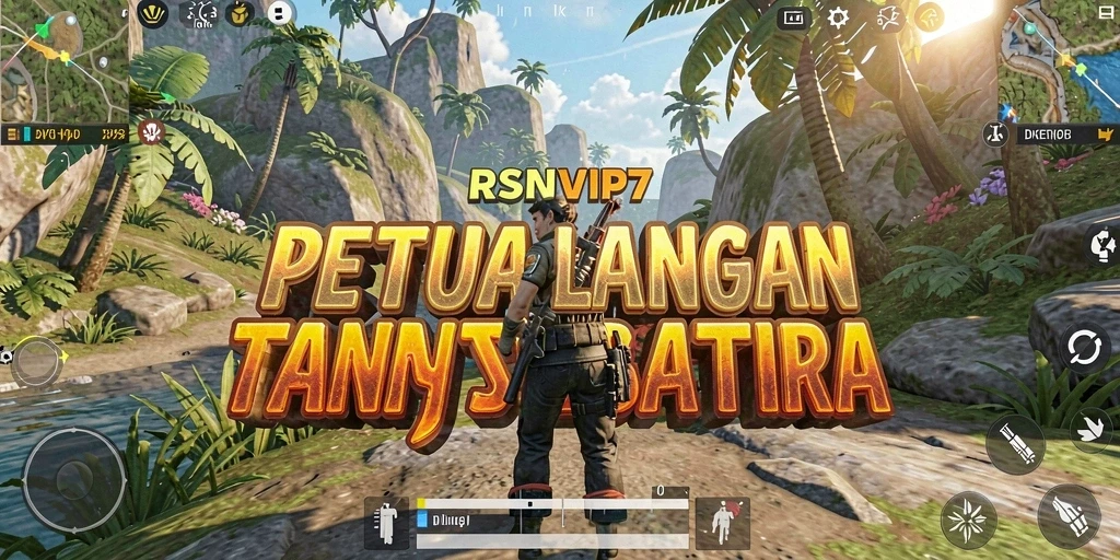 Tampilan menakjubkan dari dunia terbuka RSNVIP7 saat menjelajahi.