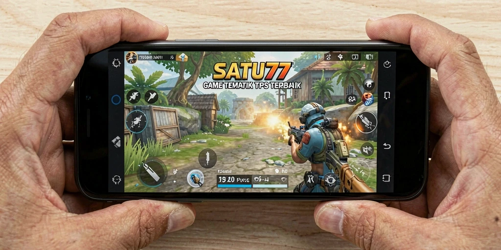 Gameplay menegangkan di medan perang <strong>SATU77</strong>.