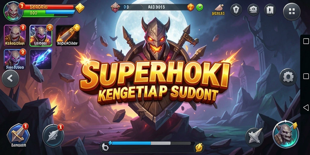 Tangkap momen menegangkan dari gameplay SUPERHOKI yang menyeramkan.