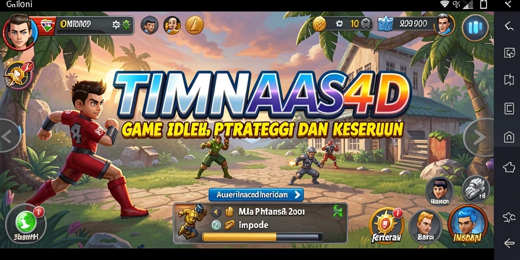 Tampilan gameplay TIMNAS4D yang menawan dan interaktif.