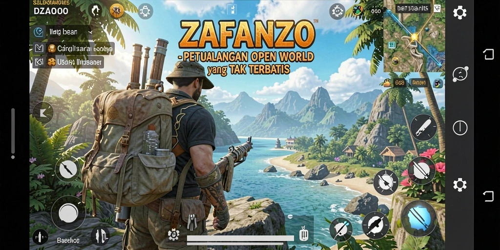 Gameplay ZAFANZO yang menarik di dunia Open World.
